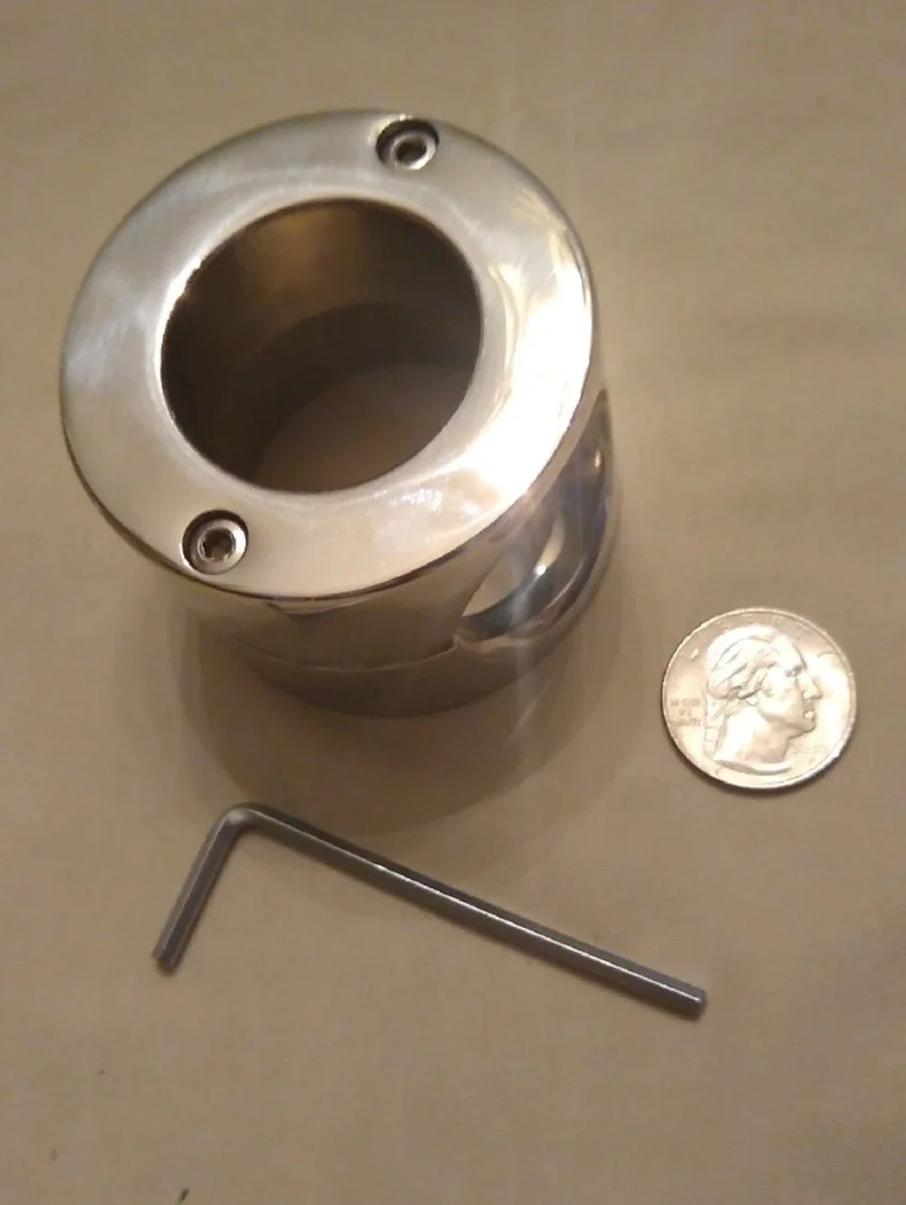 Steel C**k & Ball Ring Stretcher